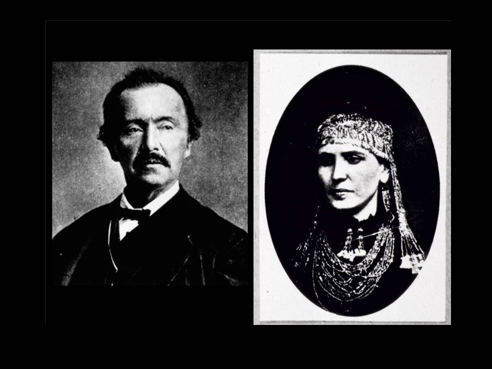 Schliemann et son épouse